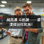 战高温 斗酷暑——坚守演绎别样风采！