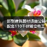 新型建筑器材项目公辅配套110千伏输变电工程竣工及调试日期公示（图3）