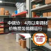 中钢协:4月以来钢材价格震荡偏弱运行(图1) 中钢协:4月以来钢材价格震荡偏弱运行(图1)