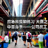 应急救援勤练习 大赛之中显身手——公司员工在阳江市首届应急救护比赛中获佳绩（图4）