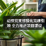 动控党支部强化党建引领 全力推进项目建设（图1）