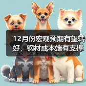 12月份宏观预期有望转好,钢材成本端有支撑(图3) 12月份宏观预期有望转好,钢材成本端有支撑(图3)
