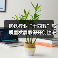 钢铁行业“十四五”高质量发展取得开创性进展、突破性成就(图1) 钢铁行业“十四五”高质量发展取得开创性进展、突破性成就(图1)
