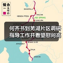 何齐书到芜湖片区调研指导工作并看望慰问高温一线职工（图3）