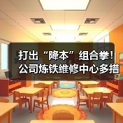 打出“降本”组合拳！公司炼铁维修中心多措并举见成效！（图1）