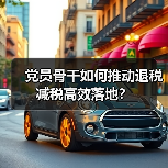 党员骨干如何推动退税减税高效落地？（图4）