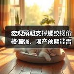 宏观预期支撑螺纹钢价格偏强，限产预期能否缓解需求疲软？（图2）
