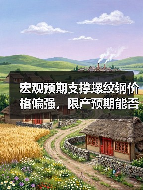 宏观预期支撑螺纹钢价格偏强，限产预期能否缓解需求疲软？（图3）