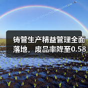 铸管生产精益管理全面落地，废品率降至0.58%（图4）