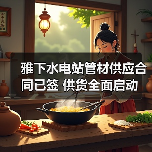 雅下水电站管材供应合同已签 供货全面启动(图1) 雅下水电站管材供应合同已签 供货全面启动(图1)