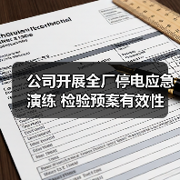 公司开展全厂停电应急演练 检验预案有效性 提升安全防范能力(图1) 公司开展全厂停电应急演练 检验预案有效性 提升安全防范能力(图1)