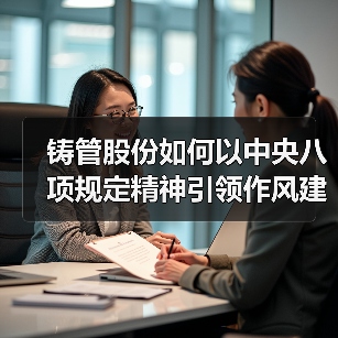 铸管股份如何以中央八项规定精神引领作风建设?(图1) 铸管股份如何以中央八项规定精神引领作风建设?(图1)
