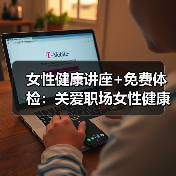 女性健康讲座+免费体检:关爱职场女性健康行动(图1) 女性健康讲座+免费体检:关爱职场女性健康行动(图1)