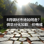 8月钢材市场如何走？供需分化加剧，价格或震荡运行（图2）