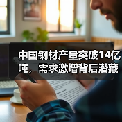 中国钢材产量突破14亿吨,需求激增背后潜藏哪些风险?(图3) 中国钢材产量突破14亿吨,需求激增背后潜藏哪些风险?(图3)