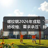 螺纹钢2026年或陷“供给收缩、需求承压”弱平衡格局(图1) 螺纹钢2026年或陷“供给收缩、需求承压”弱平衡格局(图1)