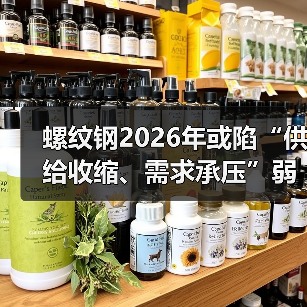 螺纹钢2026年或陷“供给收缩、需求承压”弱平衡格局(图2) 螺纹钢2026年或陷“供给收缩、需求承压”弱平衡格局(图2)