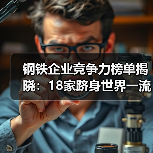 钢铁企业竞争力榜单揭晓:18家跻身世界一流,行业集中度如何提升?(图2) 钢铁企业竞争力榜单揭晓:18家跻身世界一流,行业集中度如何提升?(图2)