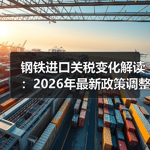 钢铁进口关税变化解读:2026年最新政策调整(图2) 钢铁进口关税变化解读:2026年最新政策调整(图2)