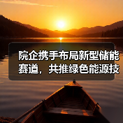 院企携手布局新型储能赛道,共推绿色能源技术革新(图1) 院企携手布局新型储能赛道,共推绿色能源技术革新(图1)