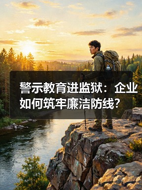 警示教育进监狱：企业如何筑牢廉洁防线？（图3）