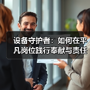 设备守护者：如何在平凡岗位践行奉献与责任（图4）