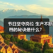 节日坚守岗位 生产不断档的秘诀是什么？（图2）