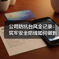 公司防抗台风全记录：筑牢安全防线如何做到？（图1）