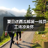 夏日送西瓜解暑一线员工清凉关怀（图3）