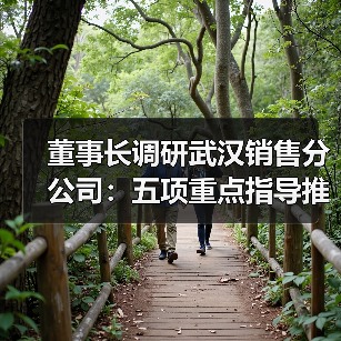 董事长调研武汉销售分公司：五项重点指导推动市场经营突围（图2）