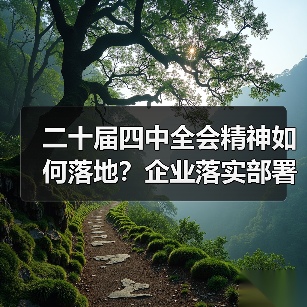 二十届四中全会精神如何落地?企业落实部署全解析(图3) 二十届四中全会精神如何落地?企业落实部署全解析(图3)