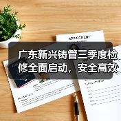广东新兴铸管三季度检修全面启动,安全高效双保障(图2) 广东新兴铸管三季度检修全面启动,安全高效双保障(图2)