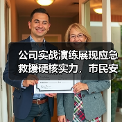 公司实战演练展现应急救援硬核实力,市民安全课堂提升自救互救能力(图2) 公司实战演练展现应急救援硬核实力,市民安全课堂提升自救互救能力(图2)