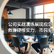 公司实战演练展现应急救援硬核实力,市民安全课堂提升自救互救能力(图4) 公司实战演练展现应急救援硬核实力,市民安全课堂提升自救互救能力(图4)