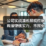 公司实战演练展现应急救援硬核实力,市民安全课堂提升自救互救能力(图3) 公司实战演练展现应急救援硬核实力,市民安全课堂提升自救互救能力(图3)